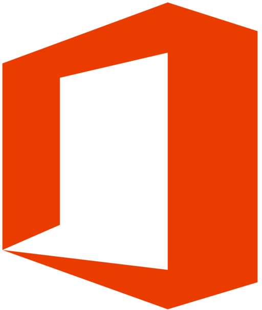 microsoft office logo blue